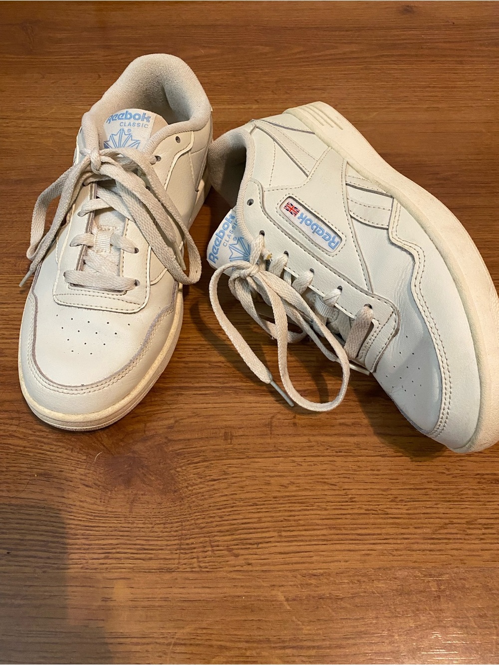 Women’s Reebok Classic Club C 85 Leather Sneakers in Off-White 8.5